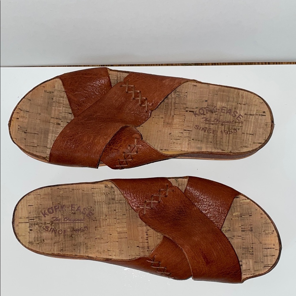 Kork-Ease Women's Tan Leather Sandals